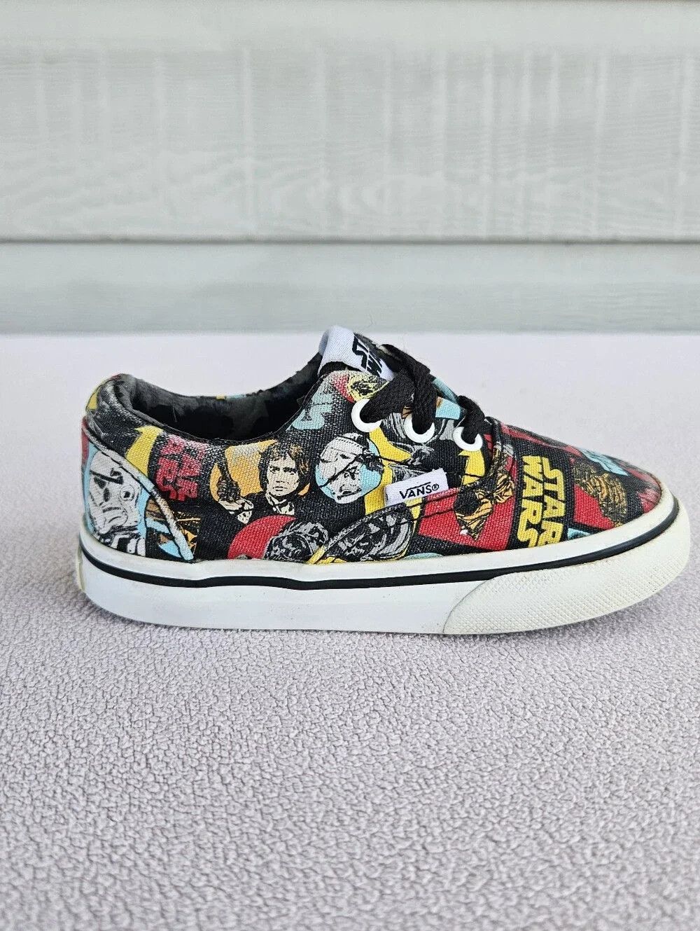 Vans x Star Wars Era Classic Repeat Sneaker SZ 7C Canvas Tie Low Top Han Solo
